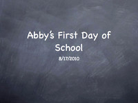 Abby's First Day